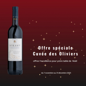 Offre de noël pour la cuvée des Oliviers de Château Virant