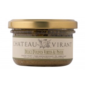 Délice d'olive vertes au pistou