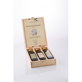 Coffret 3 huiles "Découverte" avec livre de recettes