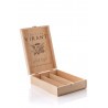 Wooden box 3 bottles