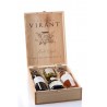 Boxed set 2 bottles of wine, 50 cl of olive oil, 250 g of olives | Boxed set wine and olive oil