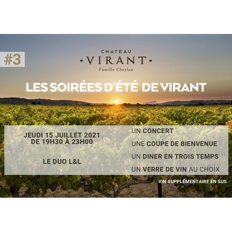 Château Virant X L&L Group 07/15/2021